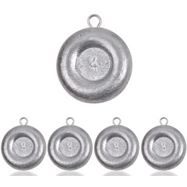 Sinker Coin Sinkers for Drifting Trolling Catfishing Saltwater Tackle Fishing Sinkers 1oz 2oz 3oz 4oz 5oz 6oz 8oz (4oz - 5pcs)