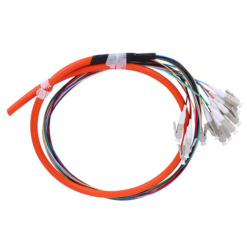 Fiber Pigtail Cable Multimode 12-Cores LC/UPC-62.5/125 with PVC Outer Shell
