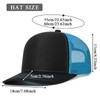 FEOYA Men's & Women's Adjustable Mesh Baseball Cap - Black,