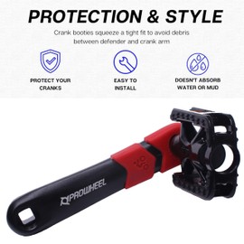 Alps2Ocean Crank Boot Protectors,Cranks Boot Combo,Protectors for Bicycle Cranks,Crank Defenders,Universal Cranks Boot Protection for MTB,Ebike,Road Bike,Folding Bike,Pack of 2