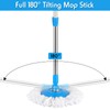 Spin Mop Replacement Handle 360 Degree Spin Mop Pole Handle