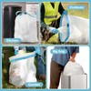 Teivio 13 Gallon 60 Counts Strong Tall Kitchen Drawstring Trash