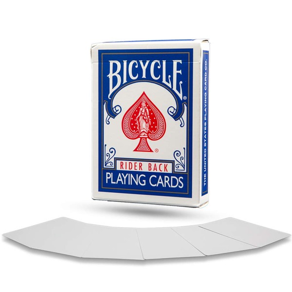 Magic Makers Double Blank Face Bicycle Deck