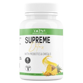 Supreme Detox Capsules – Dietary Fitness Supplement for Full-Body Cleanse, Digestive Support, Energy Boost & Metabolism – Natural Detox Formula