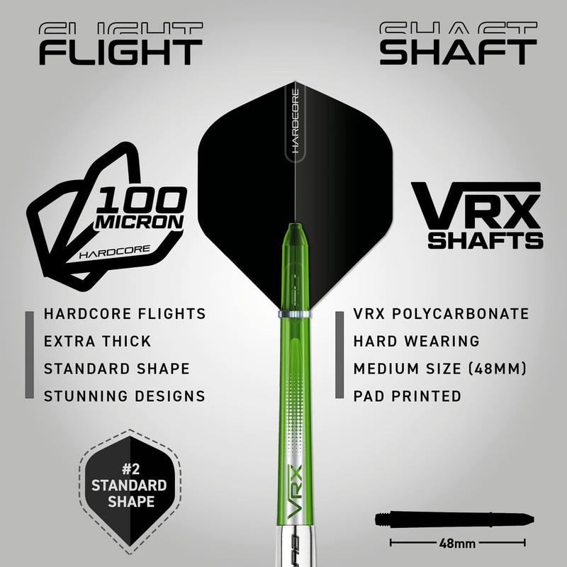 Red Dragon Featherlite 9: 19g - 80% Tungsten Steel Darts