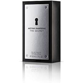 Antonio Banderas Perfumes - The Secret - Eau de Toilette for Men - Long Lasting - Elegant, Sexy and Masculine Fragance - Fruity and Leather Notes - Ideal for Day Wear - 1.7 Fl Oz