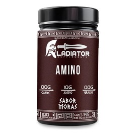 BCAA Gladiator en Polvo de 1 kg Sabor Moras