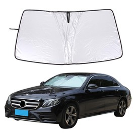 Car Windscreen Sun Visor for Benz E-Class 2016-2023 Car Foldable UV Rays Reflector Car Windscreen Glass Sun Visor UV Rays Sun Visor Protector Accessories