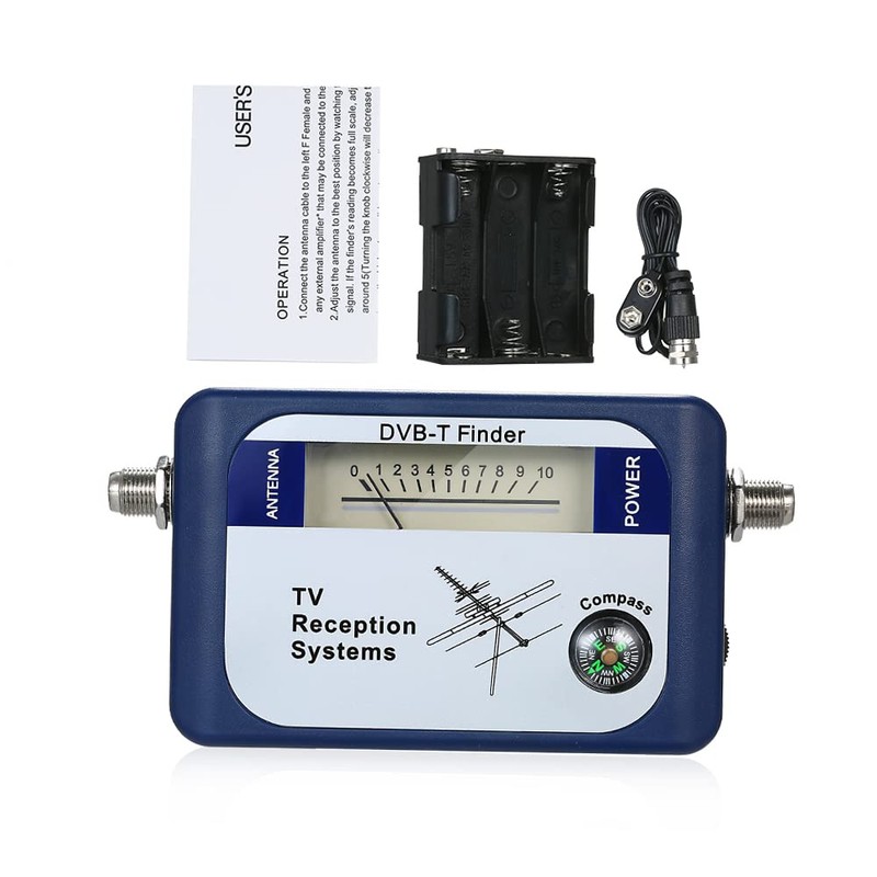 Mingzhe DVB-T Digital Satellite Signal Finder Meter Aerial Terrestrial TV