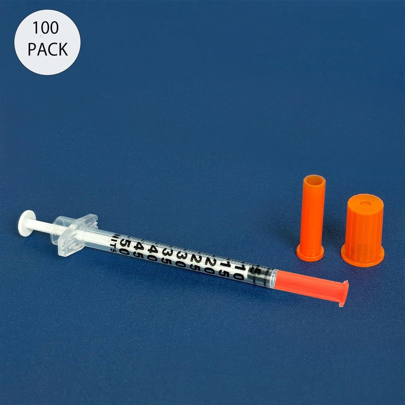 U-100 0.5cc/mL Syringes with 31G 5/16 inch (8mm) Needles Scientific