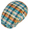 Stetson Jacquard Driver Flat Cap - Multicoloured Hat - Checked
