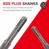 6pcs Chisel Set with SDS Plus Shanks, Masonry Concrete Drill