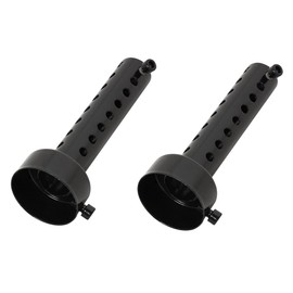 Baceyong Motorcycle Muffler, DB Killer, Exhaust Pipe Deflector, Exhaust Muffler, 35-60mm Black/Sliver