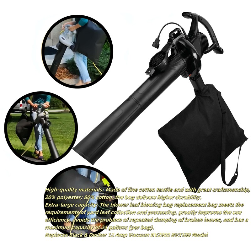 5140125-95 Leaf Blower Vacuum Vac Shoulder Bag, Fits with Black