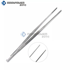 Odontomed Stainless Steel Tweezer Long Food Tongs BBQ Kitchen Chef DIY Tool 12"-30cm