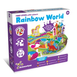 Science4you 80003548 First Steps Rainbow World Learn Colors for Toddlers: Fairy, Princess and Unicorn Puzzle for Kids, Games, Toys and Gifts for 3 4 5+ Years Old Boys and Girls