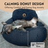 PetJett Calming Small Dog Bed - 23'' Round Dog Beds,