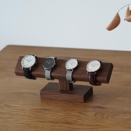 Watch Stand, Stylish, Wooden Watch Stand, Showcase, Watch Display, Watch Stand, Bracelet Stand, Watch Stand, Watch Stand, Watch Storage, Accessory Display, Holds 4 to 6 Pieces (Normal Size)