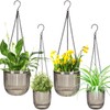 Maxcheck 4 Pcs Self Watering Hanging Planters Indoor 6.5'' 4.5''