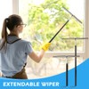 Shower Squeegee with Long Handle, 17-60" Telescopic Window Squeegee with