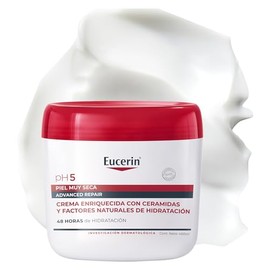 EUCERIN PH5 Advanced Repair Crema Corporal para Piel Muy Seca 450ml Enriquecida con Ceramidas y Factores Naturales de Hidratación