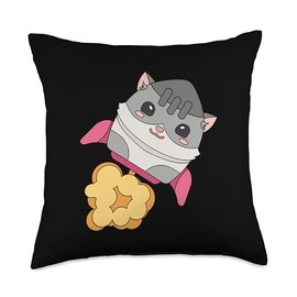Cute Cartoon Cat Plush Toy For Children Throw Pillow