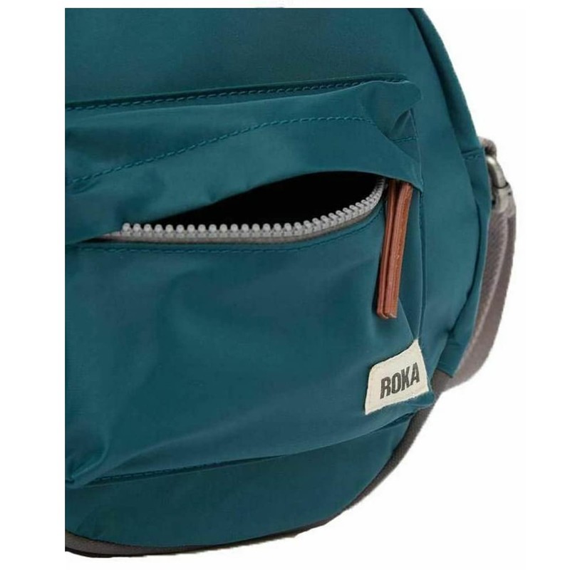 ROKA London Paddington B Crossbody Sustainable Teal (Nylon), S