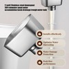 Adaptador de bajante de canalón de acero inoxidable Guaber –