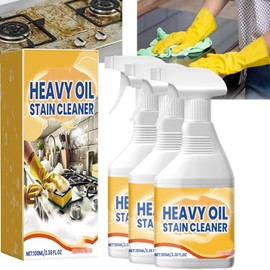 WUEOCU WUEOCU Heavy Duty Degreaser Cleaner Spray,100ml Degreaser Clean Heavy Duty,Greasy Kitchen Cabinet Cleaner,Clean Kitchen Oil Stains,Stains Spray For Countertops,Ovens (3PC)