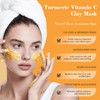 Turmeric Vitamin C Clay Mask, 120g Turmeric Skin Care Mask