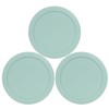 Pyrex 7201-PC 4 Cup Muddy Aqua Food Storage Replacement Lids