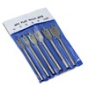 Aussel 6PCS Wood Flat Drill Bits Set 10,12,16,18,20&25mm Woodworking Hole