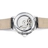 TIME100 Men's Automatic Watch Navigator-Series Tourbillon-Style Dual Time Zone Leather