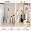 Swan Toilet Brush Set for Bathroom Cleaning – Long Handle