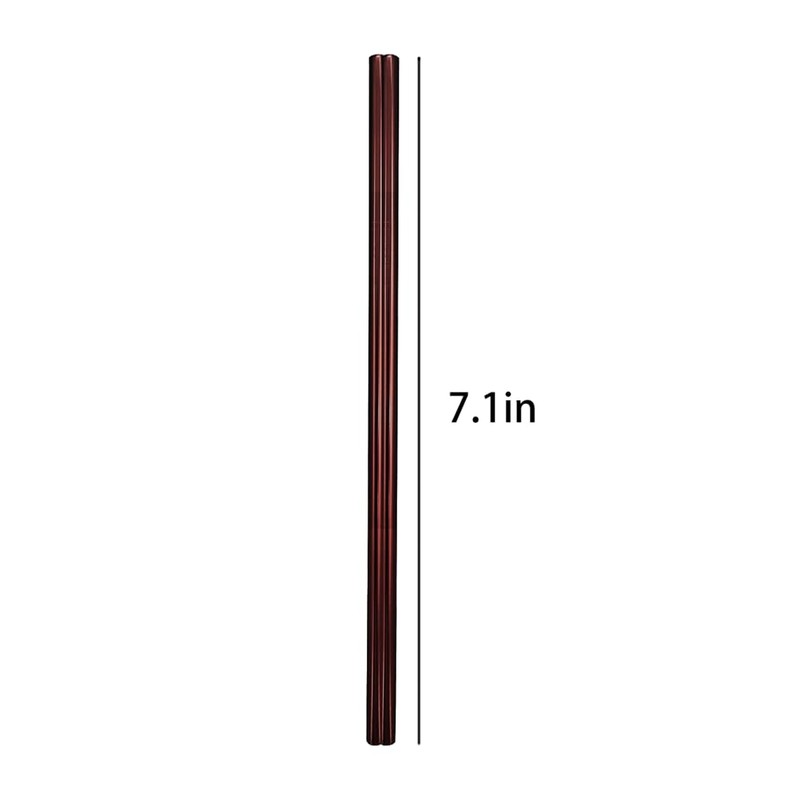 100 Pcs Individually Packaged Black Plastic Extra Long Flexible Disposable