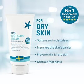 CCS Foot Care Cream for Cracked Heels & Dry Skin with 10% Urea 75ml
