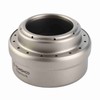 Portable Mini Alcohol Stove with Lid Cross Stove Stand Rack