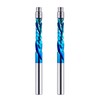 2PCS Sprial Flush Trim Router Bit Compression Cutting with Coating