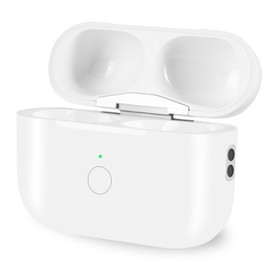 AKYHHE Replacement Wireless Charging Case Compatible with Air Pods Pro 1st 2nd Generation with Bluetooth Pairing Button,Charger Case Only,No Earbuds (White)