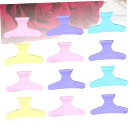 Ipetboom Sets Salon Hair Clips Non-slip Fixed Tooth Plastic Styling Drying Clips Hair Salon Accessories for Professionals Random Colors Pcs