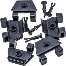 Rexka 5 Sets Front Bumper Cover Clips and Pin Retainer Fasteners for Toyota Lexus 47749-06010 53879-06100 Camry Avalon CT200h ES300h ES350 GS350 RX350 RX450h HS250h 47749-50090 53879-30040