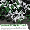 JarThenaAMCS 300Pcs Plant Support Clips Reusable Garden Trellis Clips Plastic