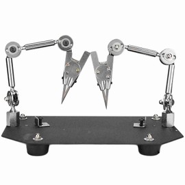 Kodrily Soldering Helping Hands, Sturdy Welding Clamps, Welding Table Clamps Steel Jewelry Work Fixture Double clamp Welding Auxiliary Jewellery Restoration Soldering Repairing