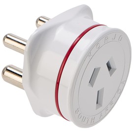 Korjo South Africa Travel Adaptor, for AU/NZ Appliances, use in SA