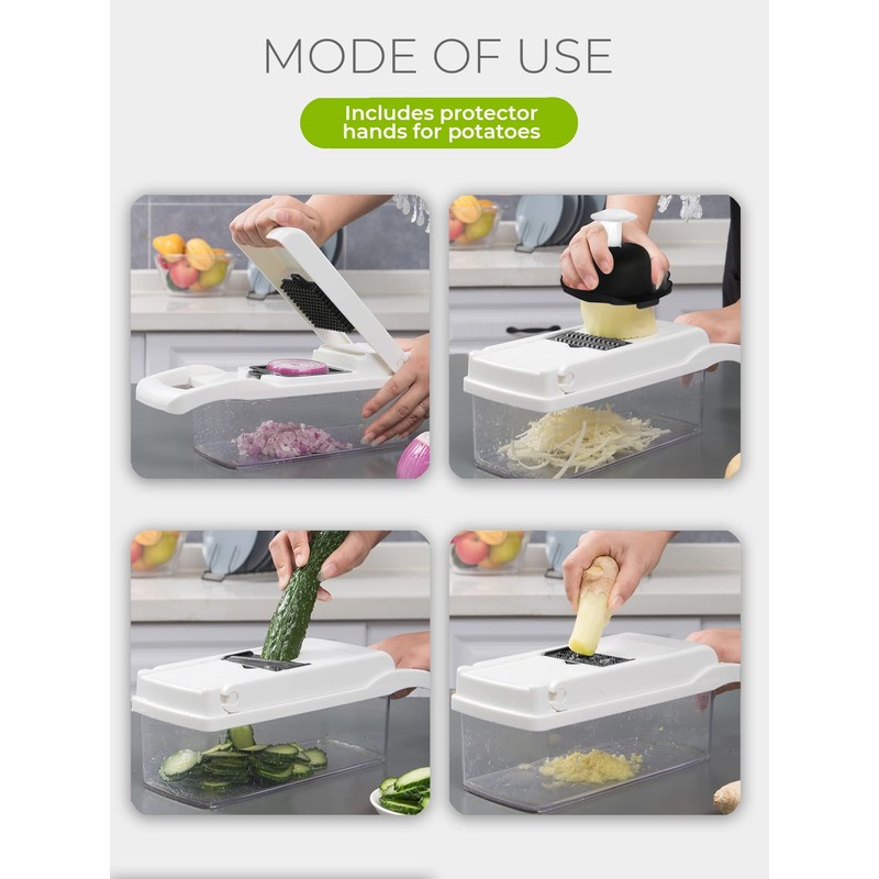MAGIC SELECT Manual Vegetable Cutter, Multifunctional Kitchen Mandoline 13 in