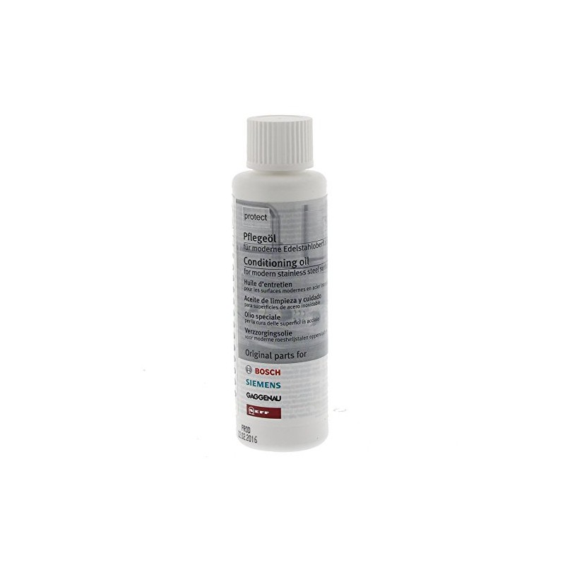 Bosch 311567 Stainless Steel Care Oil for Stainless Steel Surfaces