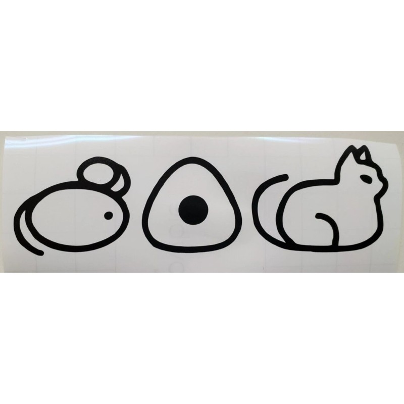 Fruits Basket Tohru/Kyo/Yuki Sticker Vinyl Decal Great for Windows Waterproof!