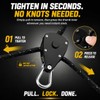 Rope Ratchet Tie Downs, 4mm x 4m Heavy Duty Adjustable