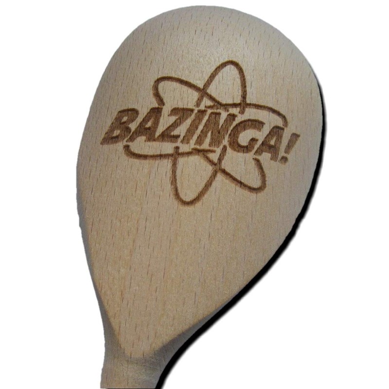 FastCraft Bakinga Big Bang Theory Sheldon inspirierter Holz-Backlöffel, Holz, Küche,