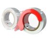 [110 Total Yards] Clear Packing Tape with Dispenser [2 Pack]